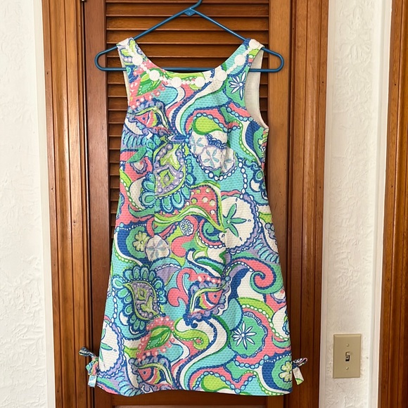 Lilly Pulitzer Multi Conch Republic Delia Lace Detail Shift size 00 - Picture 1 of 6